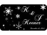 Monogram Sample for a Winter Theme Wedding